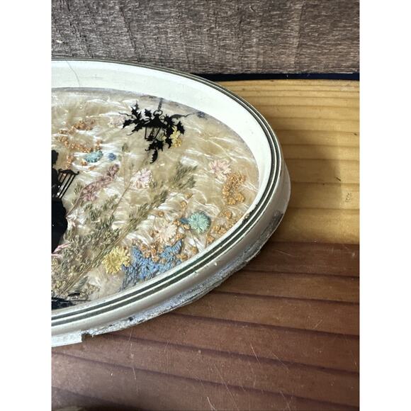 Fisher Pictures Milkweed Pressed Flowers Silhouette Reverse Painting Set Of 3 - Picture 5 of 7